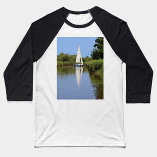 Sailing on the Norfolk Broads Baseball T-Shirt